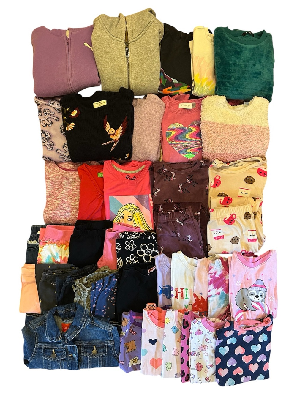 Girls 40 piece Clothing Bundle All Seasons Size 7/8
